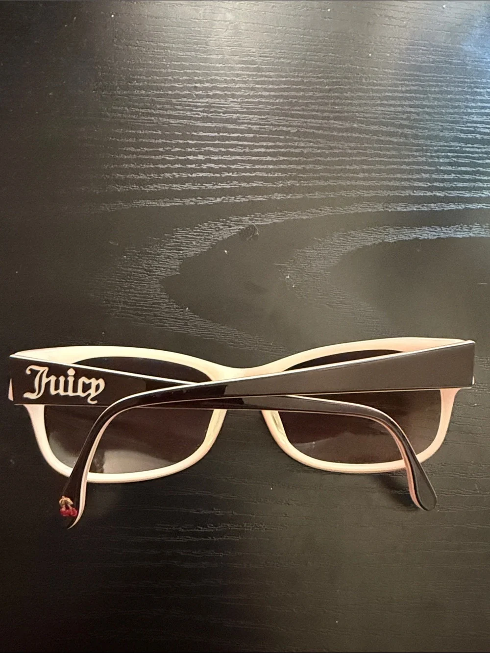 Juicy Couture Black Frames with Pink Temples Sunglasses